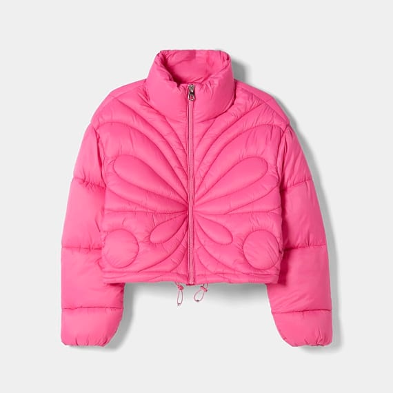 puffer jacket rosa