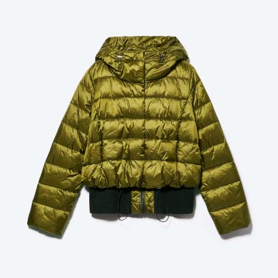 puffer jacket metalizado