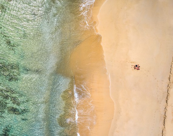 porto santo ilha dourada areia meditação