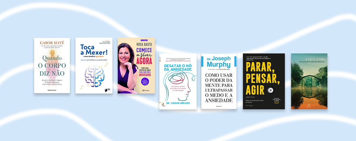 7 livros para ultrapassar a ansiedade