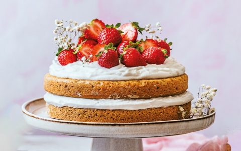 Bolo de festa para uma celebração gulosa, mas saudável