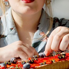 A Cozinha da Cameira. Tarte fresca de morango