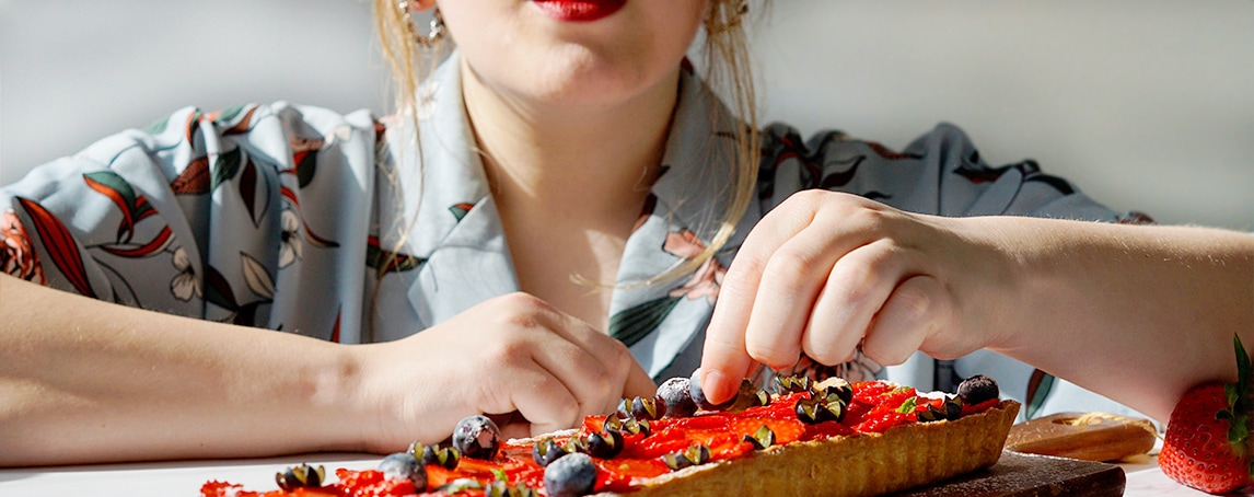 A Cozinha da Cameira. Tarte fresca de morango