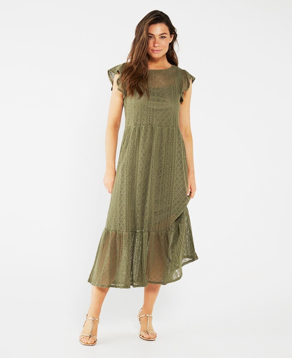 vestido comprido cortefiel
