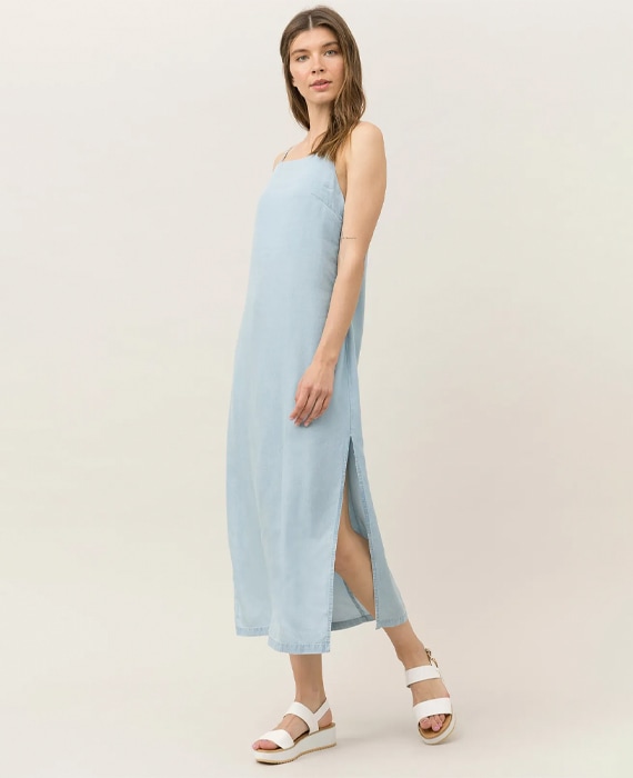 vestido azul tiffosi