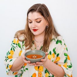 A Cozinha da Cameira. Sopa de tomate e pimento assado