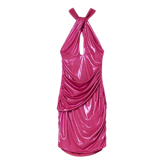vestido rosa barbiecore