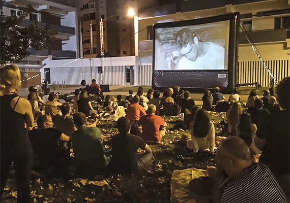 cinema ao ar livre