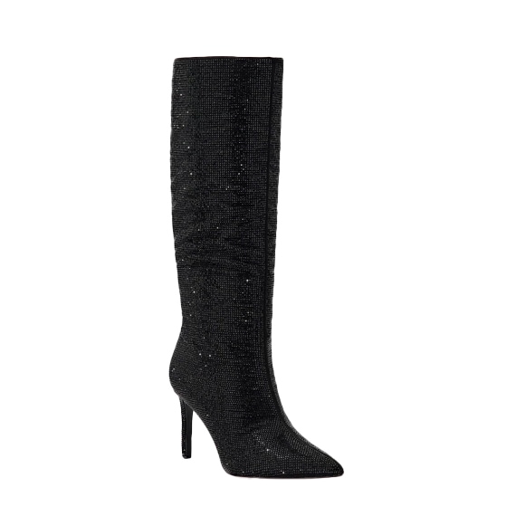 Botas stiletto brilhantes