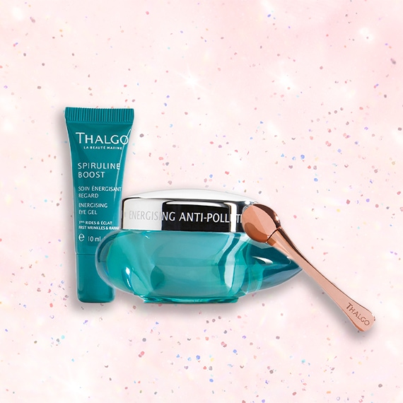 Conjunto de três cuidados faciais Spiruline Boost