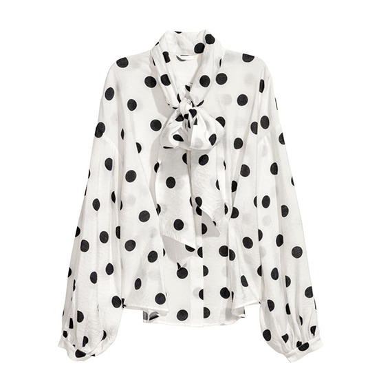 blusa bolinhas