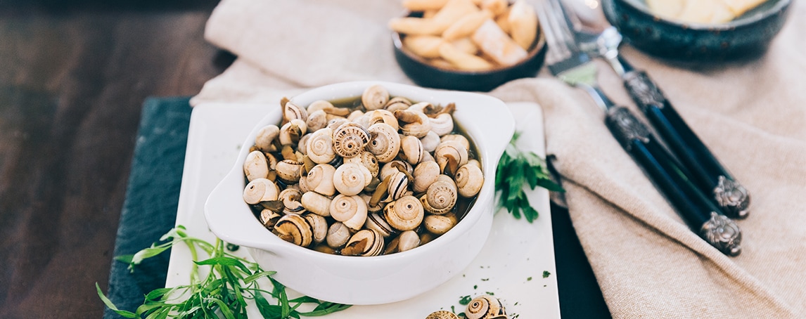 Como fazer caracóis, o petisco nutritivo do verão