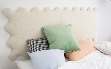 Cabeceira de cama ondulada: como aderir a esta tendência com um DIY