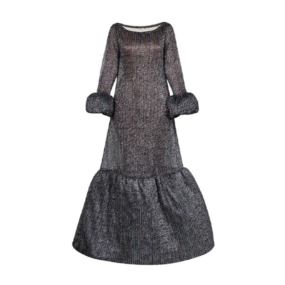 Vestido comprido brilhante