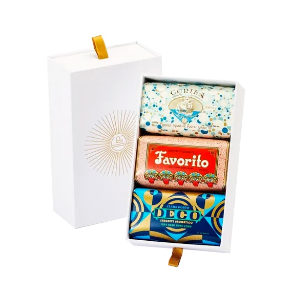 Gift Box Deco com 3 sabonetes