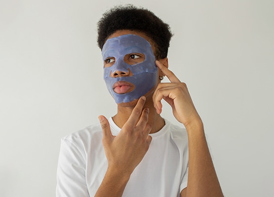 cuidados de beleza masculinos máscaras faciais