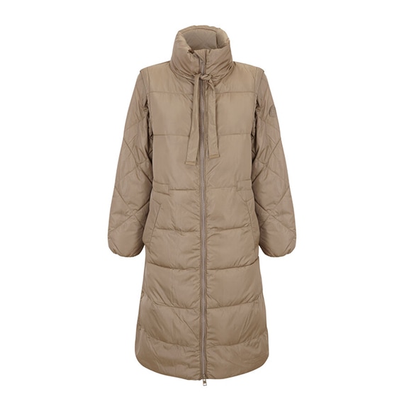Parka-colete comprida