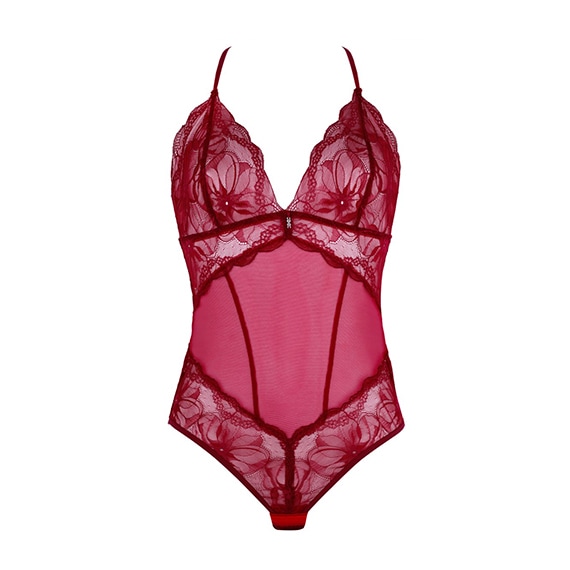 Body de copa mole Charlize Burgundy