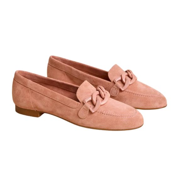 loafers cor de rosa