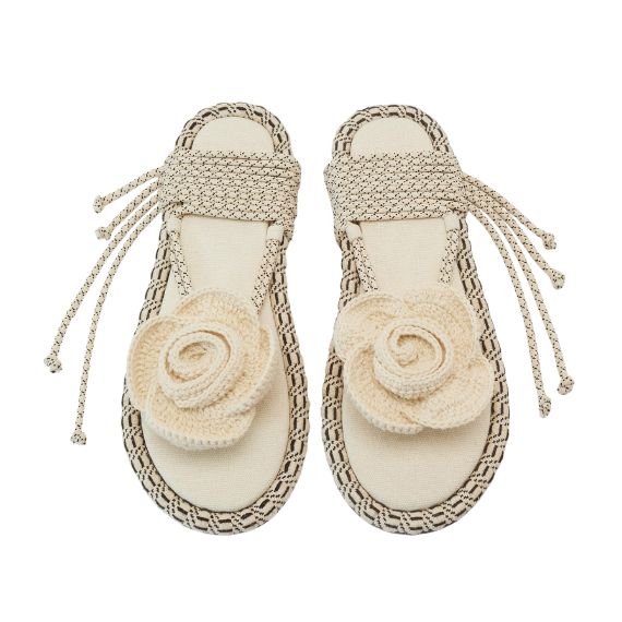 sandalias crochet