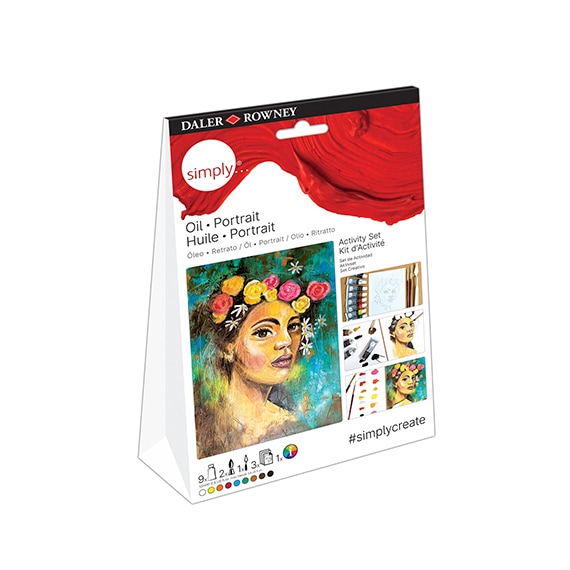 Conjunto de pintura a óleo