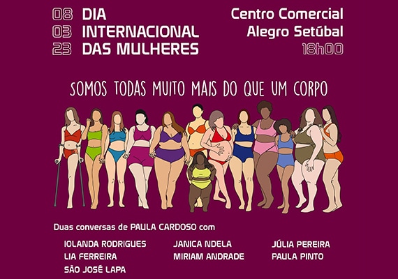 Participar na conversa Somos todas mais do que um corpo