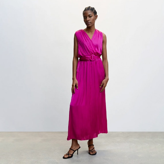 Vestido plissado