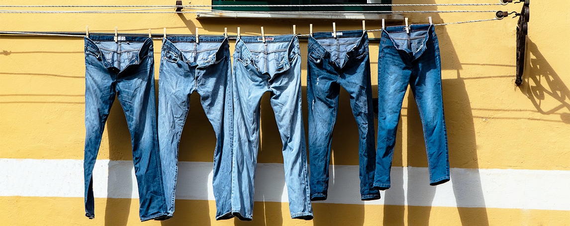 Este é o número de vezes que deve usar os jeans antes de os lavar