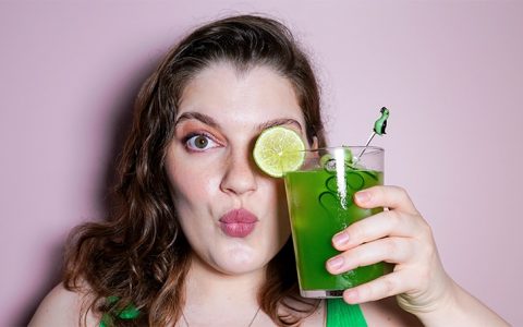 A Cozinha da Cameira. Mocktail de pepino e hortelã