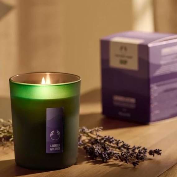 lavanda vela perfumada