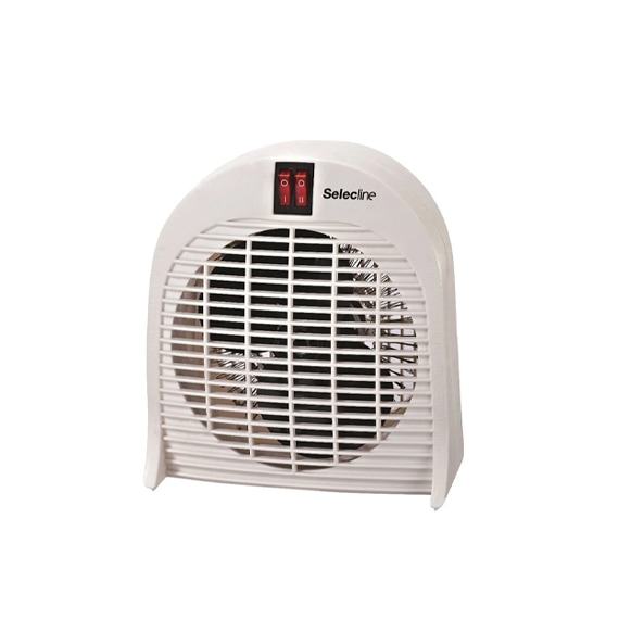 aquecedores pequeno termoventilador com ventoinha branco