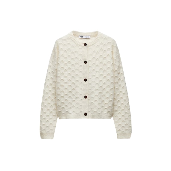 cardigan branco