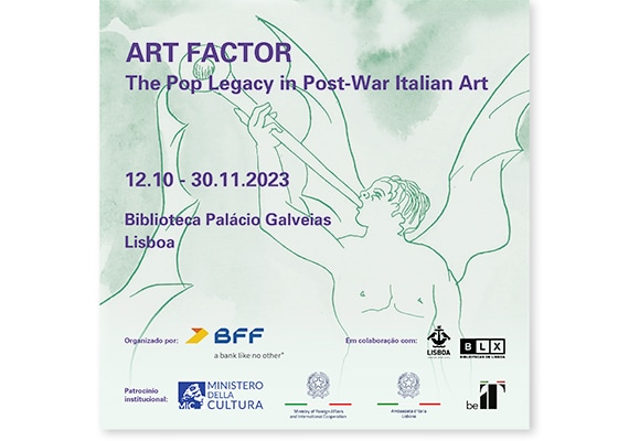 Art Factor – The Pop Legacy in Post-War Italian Art exposições lisboa