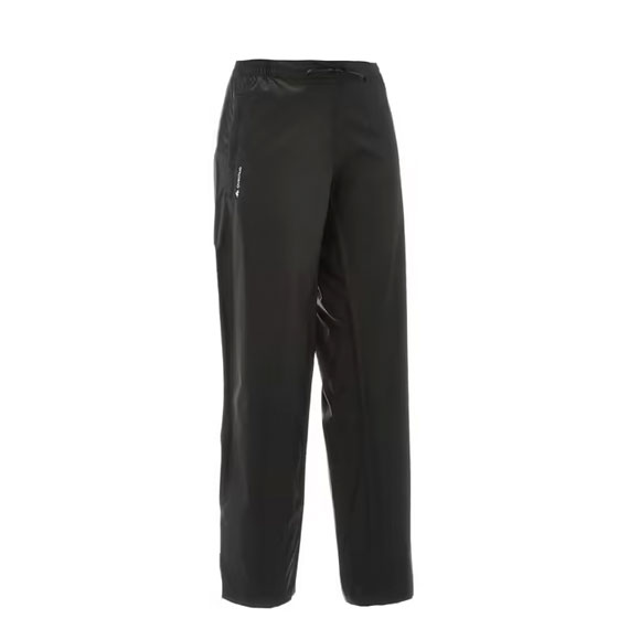 roupa de caminhada calças impermeáveis pretas