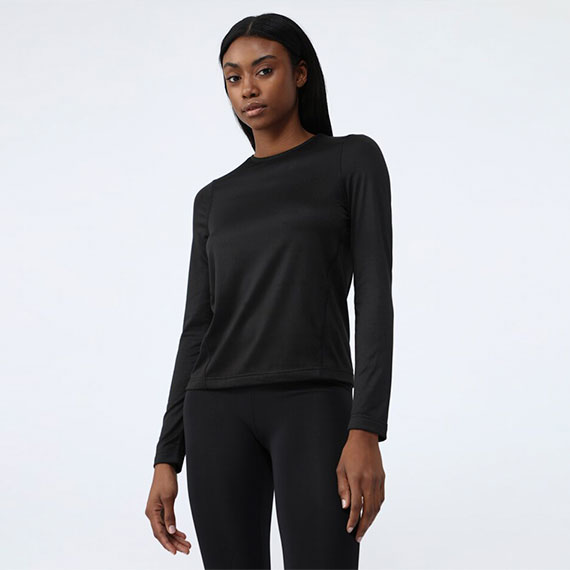 roupa de caminhada camisola térmica manga comprida preta