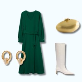5 looks para 5 dias: o verde &eacute; a cor de dezembro. Veja como us&aacute;-lo nas festas