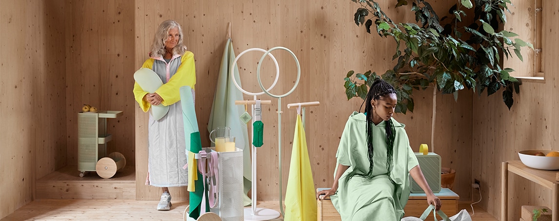 IKEA lança coleção multifuncional para quem quer treinar em casa com pouco espaço