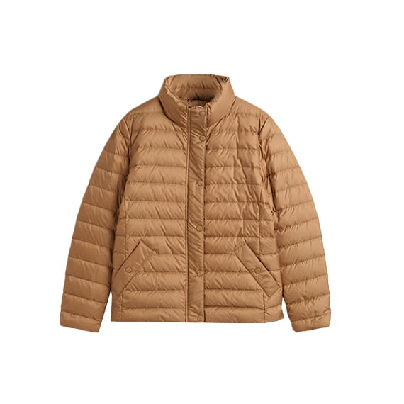 casacos de inverno puffer creme