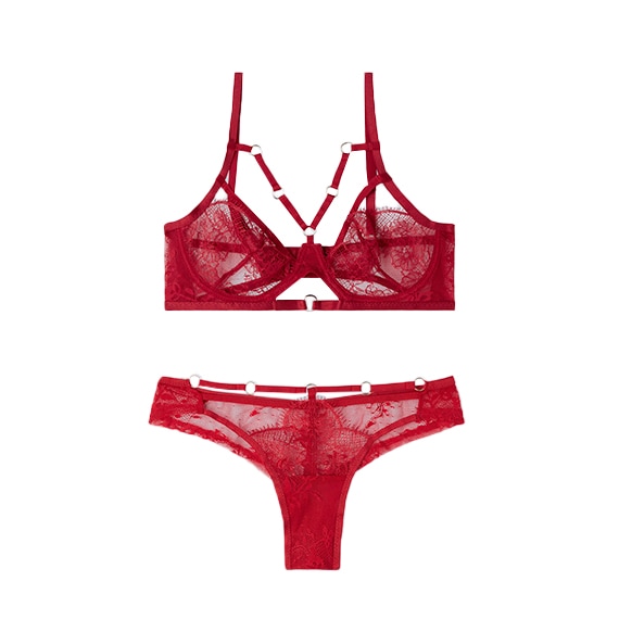 peças para seduzir lingerie vermelha