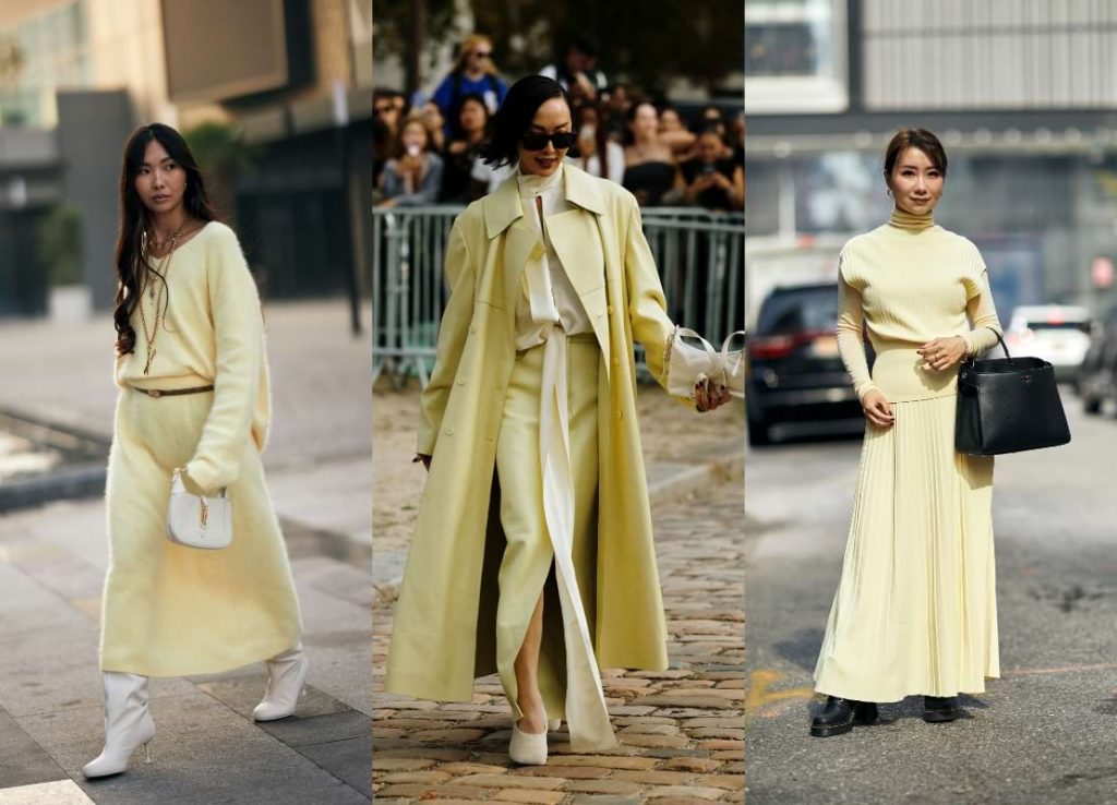  butter yellow mulher street style 