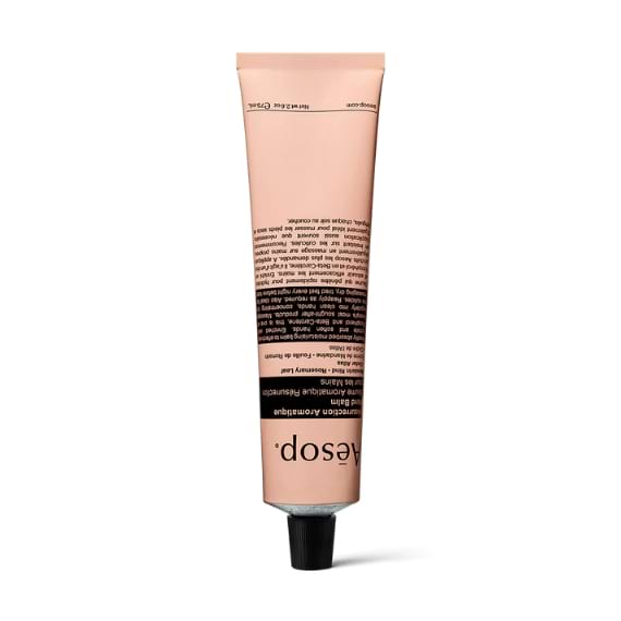 Com uma fragrância cítrica e amadeirada Resurrection Aromatique Hand Balm Aésop