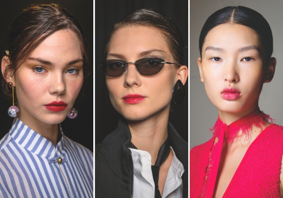 tendências de beleza para a primavera labioss vermelhos