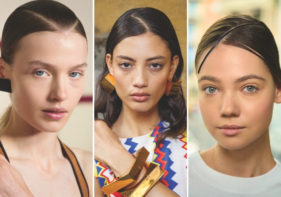 tendências de beleza para a primavera risco diagonal