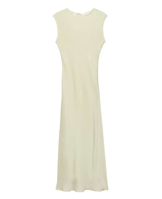 vestido verde lima
