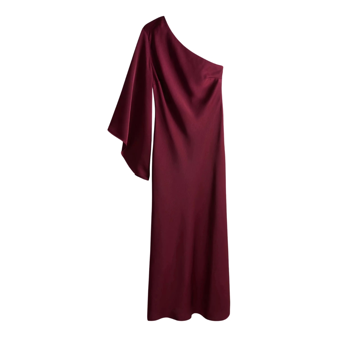 vestidos de cerim&oacute;nia one soulder vermelho