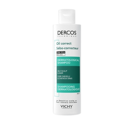 Champô tratamento para cabelo e couro cabeludo oleosos Dercos 8,39€