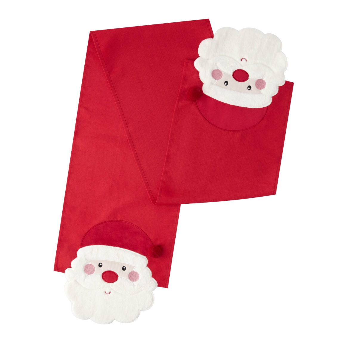 Decoração de Natal para a casa Corre-mesa com Pai Natal