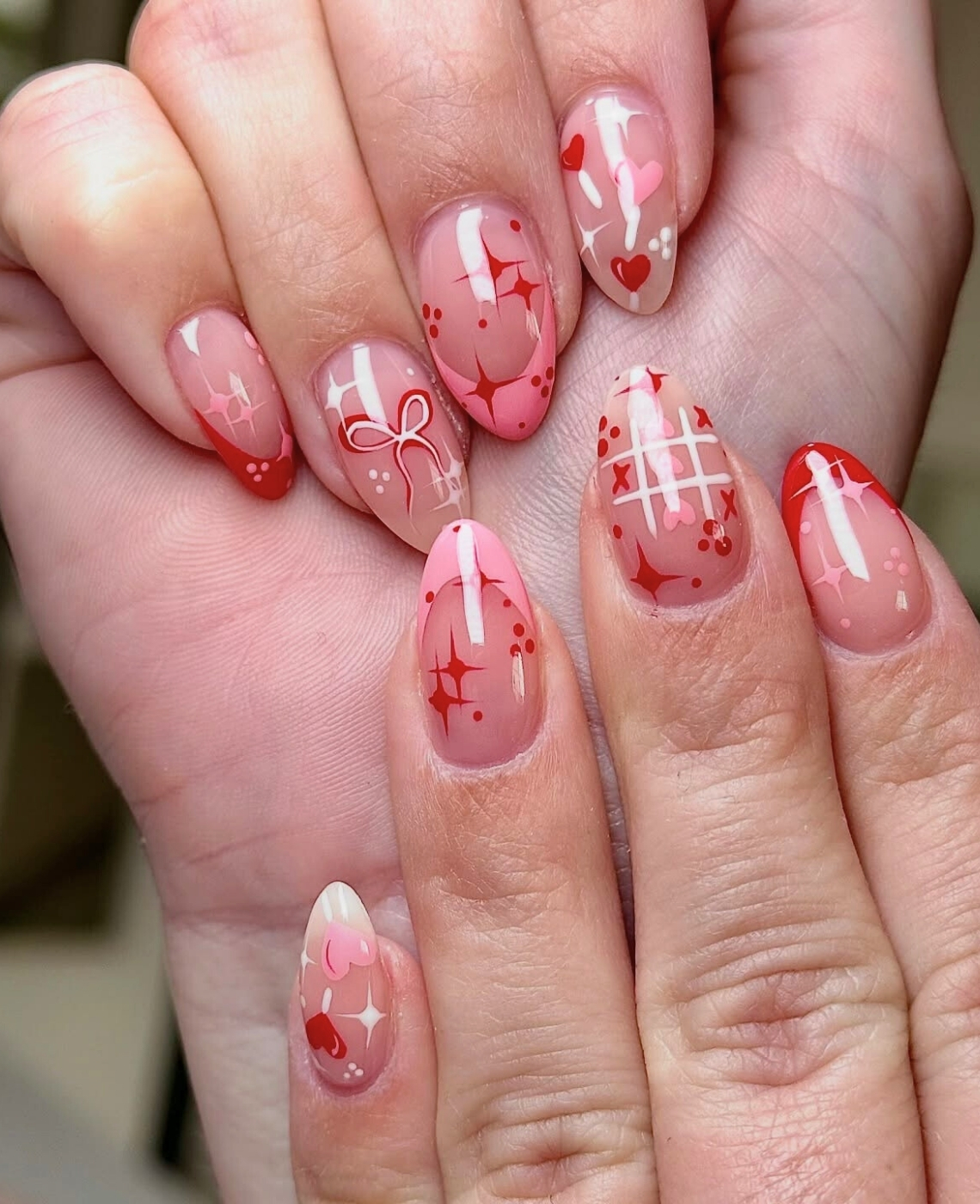 Unhas dia dos namorados