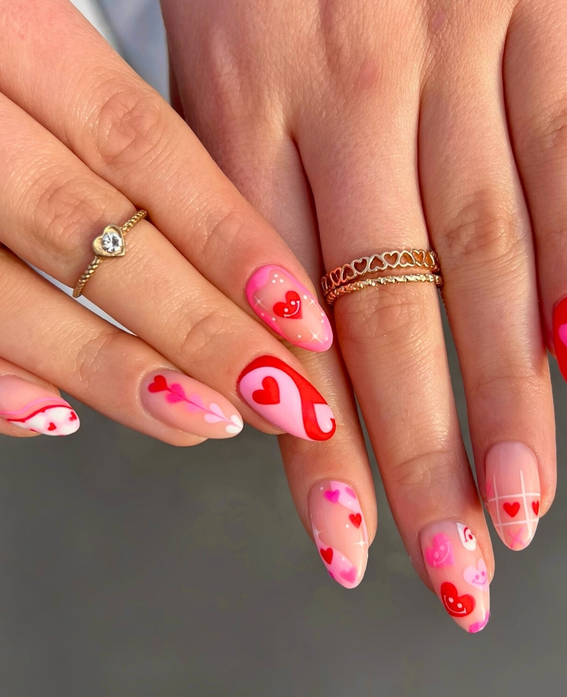 Unhas dia dos namorados