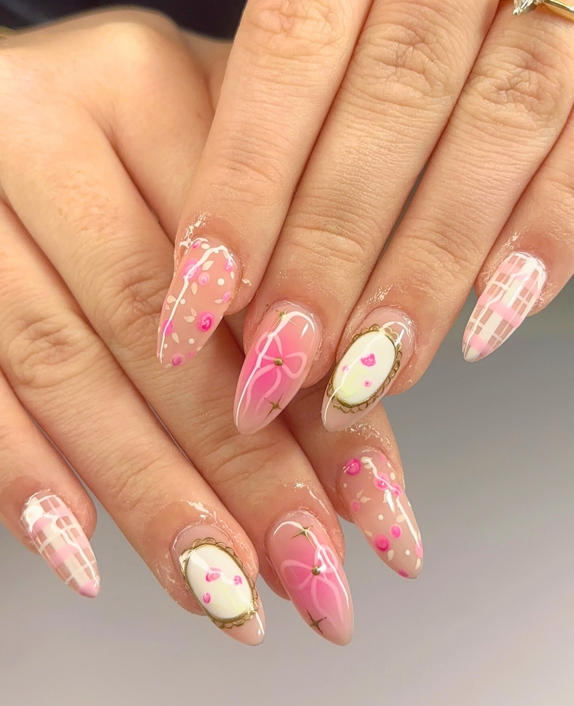 Unhas dia dos namorados